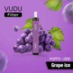 Vudu Filter 2500 Puffs - Grape Ice