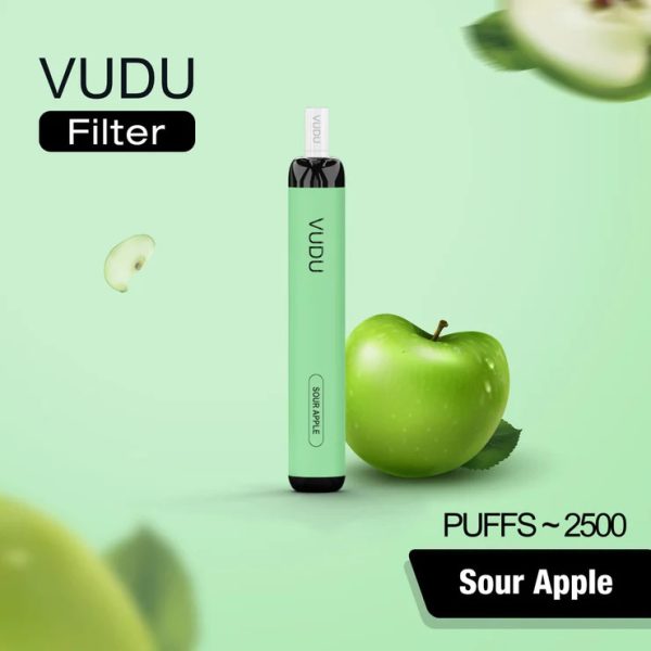 Vudu Filter 2500 Puffs - Sour Apple
