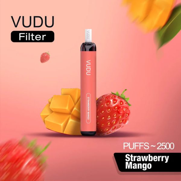 Vudu Filter 2500 Puffs - Strawberry Mango