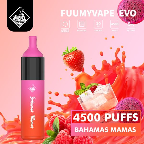 Fuumy Vape Evo 4500 Puffs Disposable Vape in UAE - Bahamas Mamas