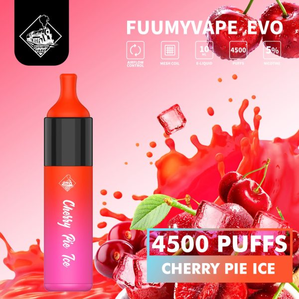 Fuumy Vape Evo 4500 Puffs Disposable Vape in UAE - Cherry Pie Ice