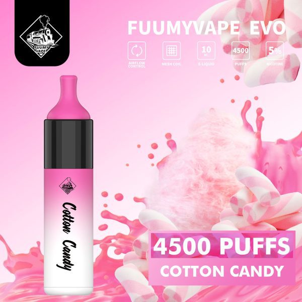 Fuumy Vape Evo 4500 Puffs Disposable Vape in UAE - Cotton Candy