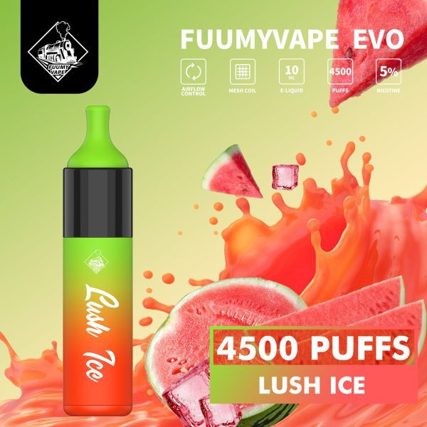 Fuumy Vape Evo 4500 Puffs Disposable Vape in UAE - Lush Ice