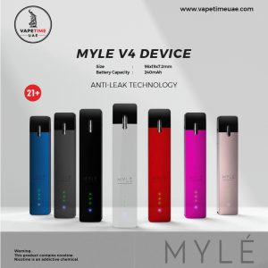MYLE V4 RECHARGEABLE DEVICE IN UAE