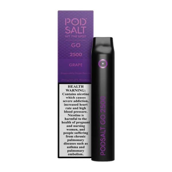 Pod Salt Go 2500 PUFFS DISPOSABLE VAPE in UAE - Grape