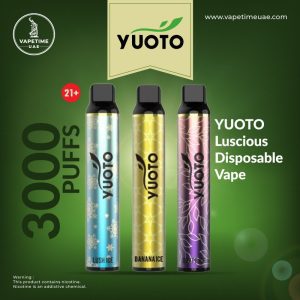Yuoto Luscious 3000 PUFFS Disposable Vape in UAE