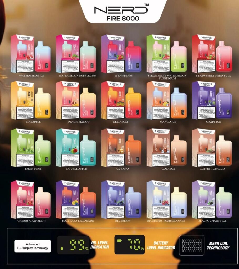 Nerd Fire 8000 puffs