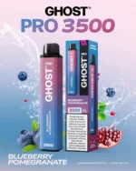 Vapes Bars Ghost Pro 3500 Puffs Blueberry Pomegranate