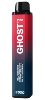 Vapes Bars Ghost Pro 3500 Puffs Blueberry-Strawberry-Blackberry