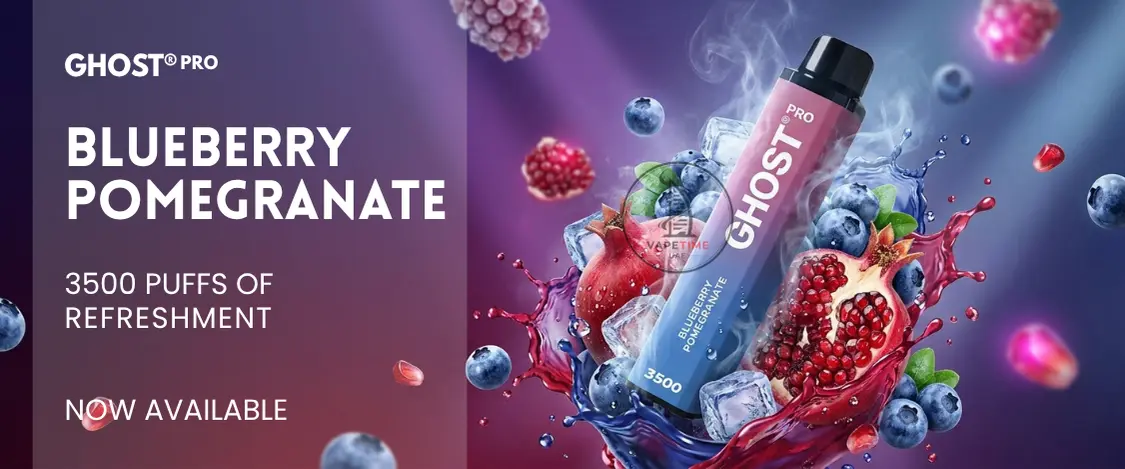 Vapes Bars Ghost Pro 3500 Puffs BlueberryPomegranate Vapes Bars Ghost Pro 3500 Puffs BlueberryPomegranate