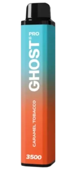 Vapes Bars Ghost Pro 3500 Puffs Caramel Tobacco