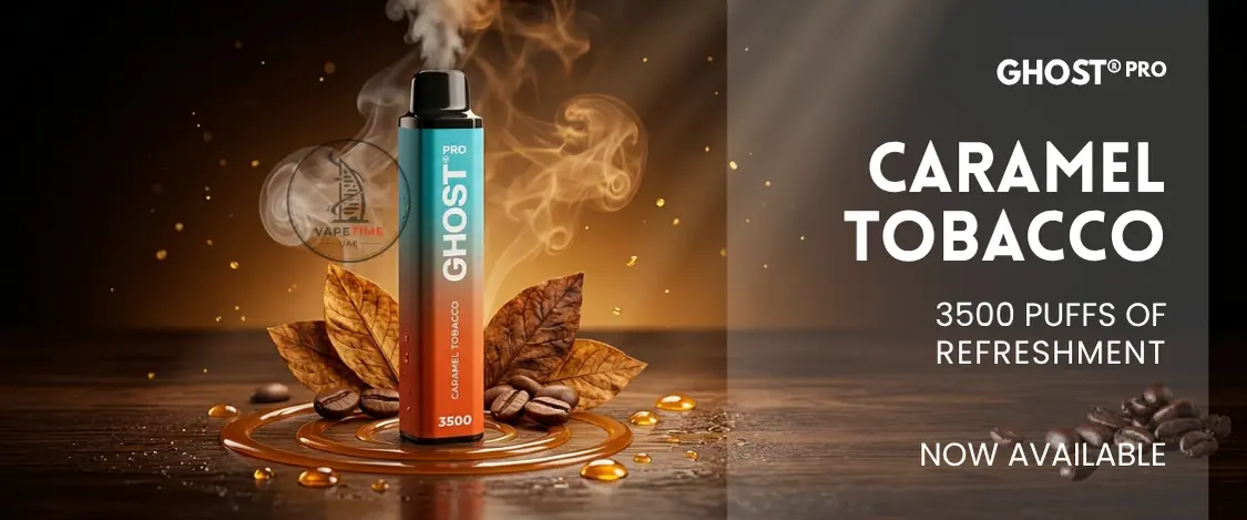 Vapes Bars Ghost Pro 3500 Puffs CaramelTobacco Vapes Bars Ghost Pro 3500 Puffs CaramelTobacco