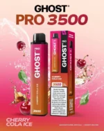 Vapes Bars Ghost Pro 3500 Puffs Cherry Cola Ice
