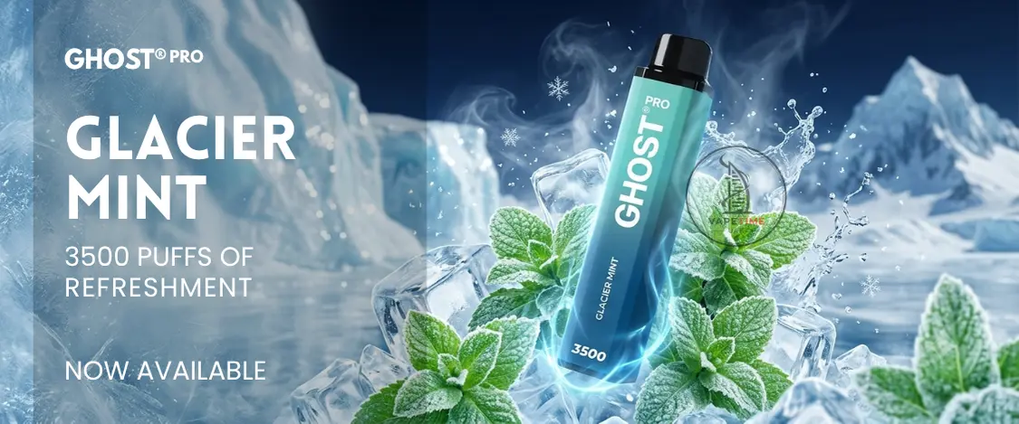 Vapes Bars Ghost Pro 3500 Puffs GlacierMint Vapes Bars Ghost Pro 3500 Puffs GlacierMint