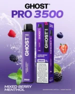 Vapes Bars Ghost Pro 3500 Puffs Mixed Berry Menthol