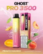 Vapes Bars Ghost Pro 3500 Puffs Peach Mango