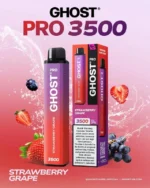 Vapes Bars Ghost Pro 3500 Puffs Strawberry Grape