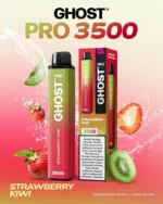 Vapes Bars Ghost Pro 3500 Puffs Strawberry Kiwi