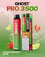 Vapes Bars Ghost Pro 3500 Puffs Strawberry Lime