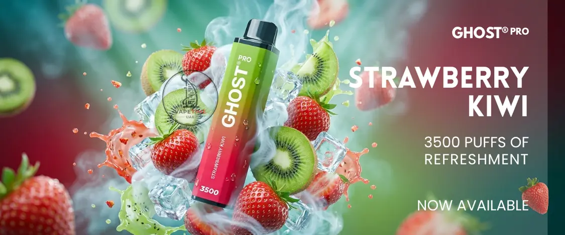 Vapes Bars Ghost Pro 3500 Puffs StrawberryKiwi Vapes Bars Ghost Pro 3500 Puffs StrawberryKiwi