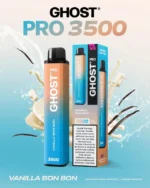 Vapes Bars Ghost Pro 3500 Puffs Vanilla Bon Bon