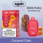 Again U-BAR 8000 Puffs Best Disposable - Caramel Coke
