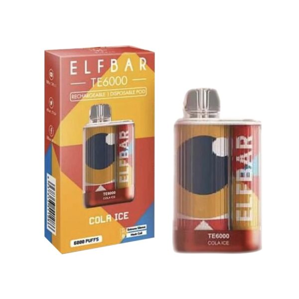 Elf Bar TE6000 Best Disposable - Cola Ice