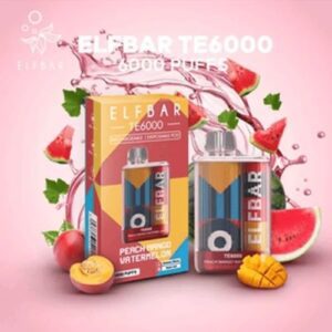 Elf Bar TE6000 Best Disposable - Peach Mango Watermelon