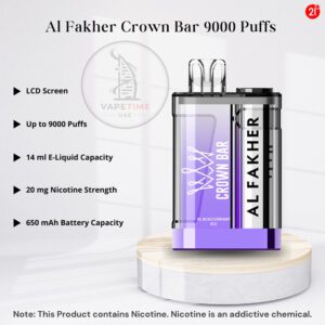 Al Fakher Crown Bar 9000 Puffs