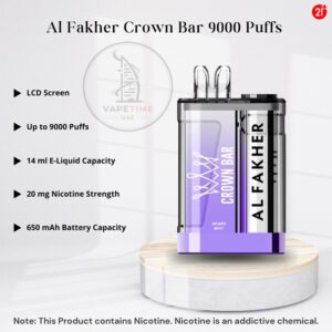 Al Fakher Crown Bar 9000 Puffs