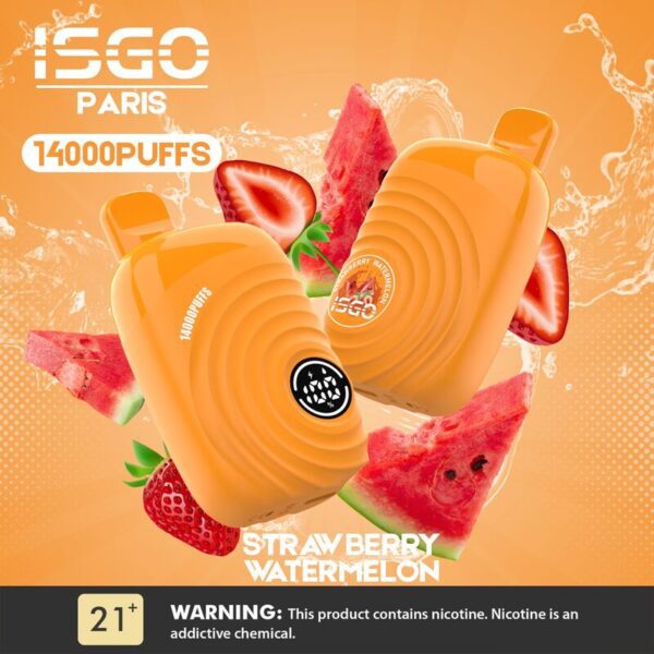 Isgo Paris 14000 Puffs Strawberry Watermelon