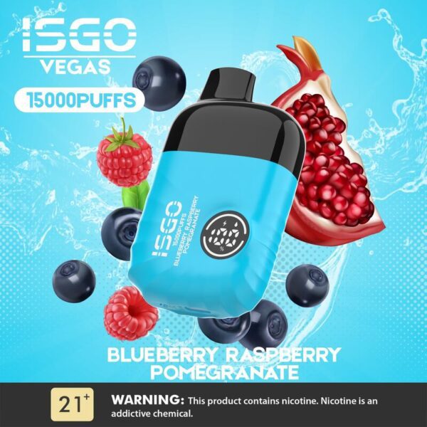 Isgo Vegas 14000 Puffs Blueberry Raspberry Pomegranate