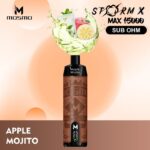 Mosmo Storm X Max 15000 Puffs Apple Mojito