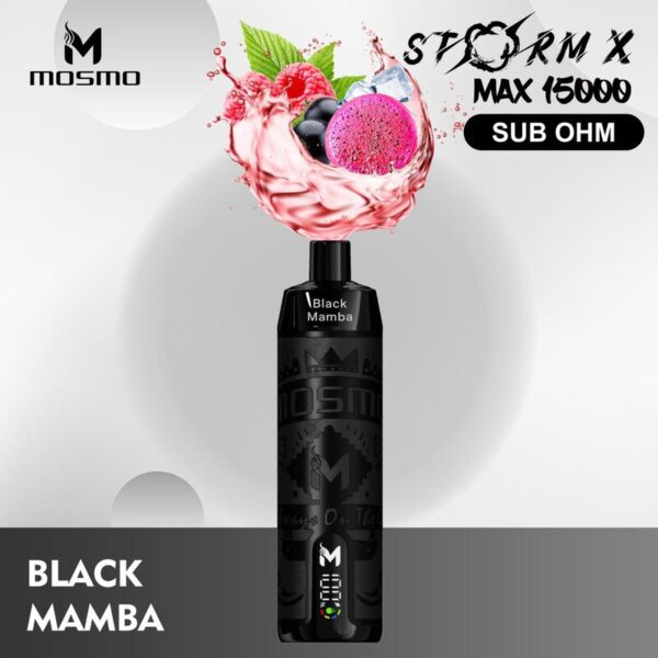 Mosmo Storm X Max 15000 Puffs Black Mamba