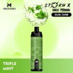 Mosmo Storm X Max 15000 Puffs Triple Mint