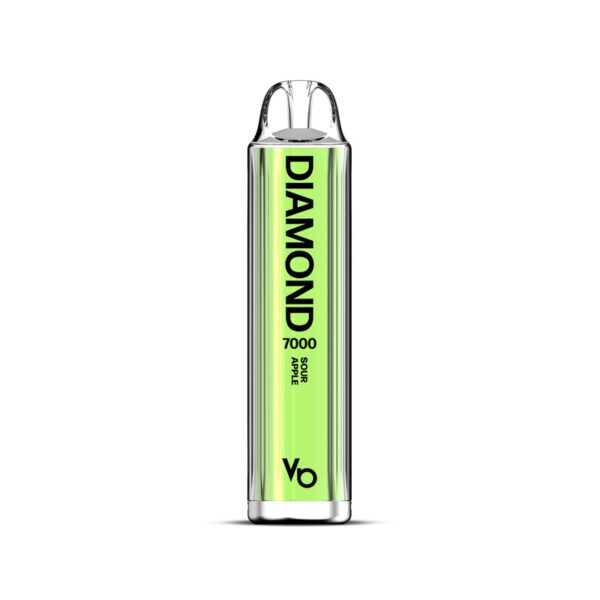 Vapes Bars Diamond 7000 Puffs Sour apple