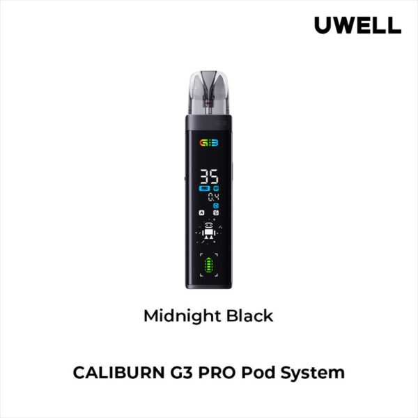 Uwell Caliburn G3 Pro Pod System Midnight Black