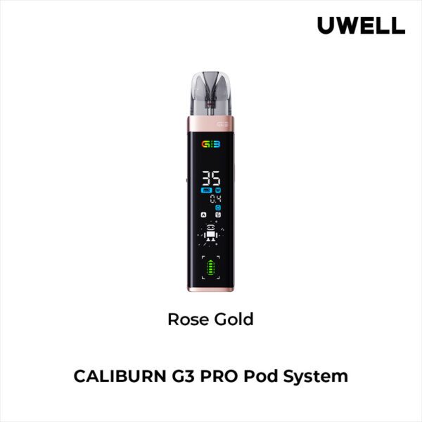 Uwell Caliburn G3 Pro Pod System Rose Gold