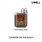 Uwell Caliburn Gk3 Pod System Gunmetal Gray