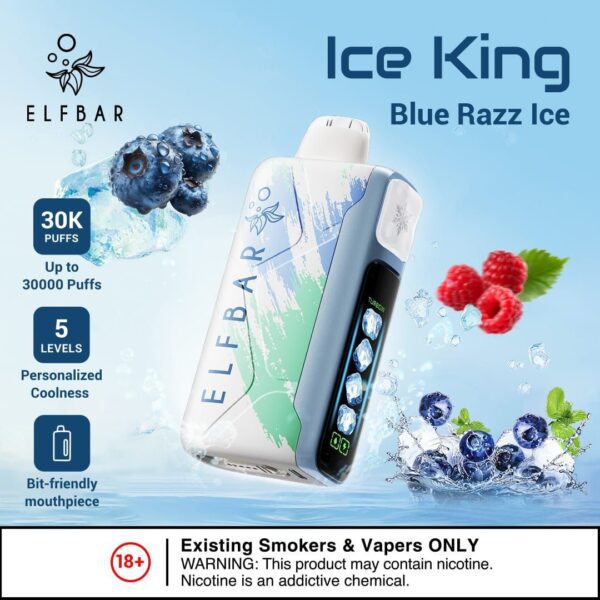 Elfbar Ice King 30000 Puffs Blue Razz Ice