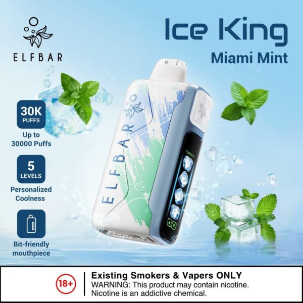 Elfbar Ice King 30000 Puffs Miami Mint