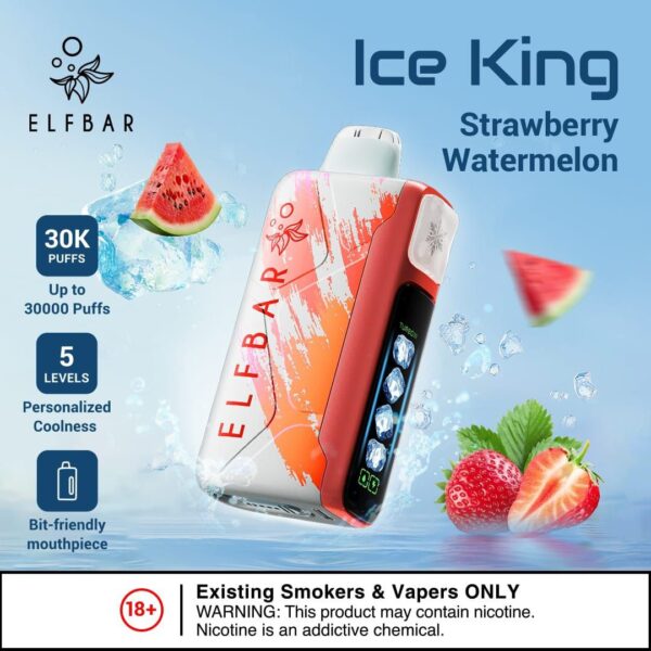 Elfbar Ice King 30000 Puffs Strawberry Watermelon