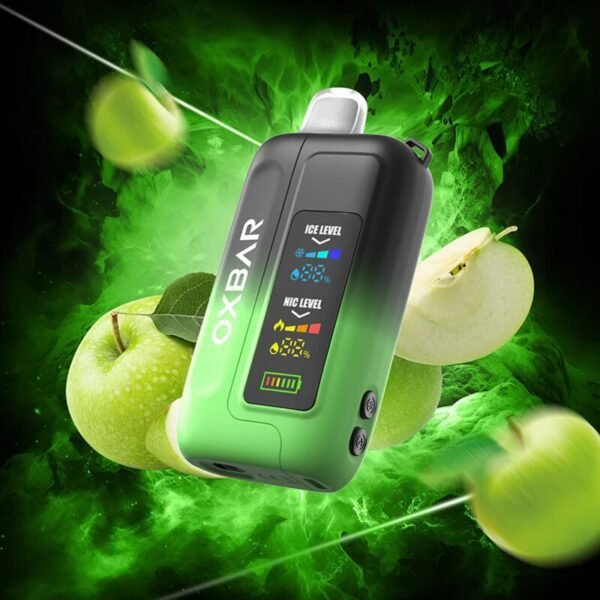 OXBAR 35000 Puffs ICE+NIC GREEN APPLE