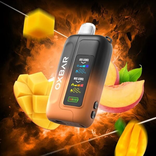 OXBAR 35000 Puffs ICE+NIC MANGO PEACH