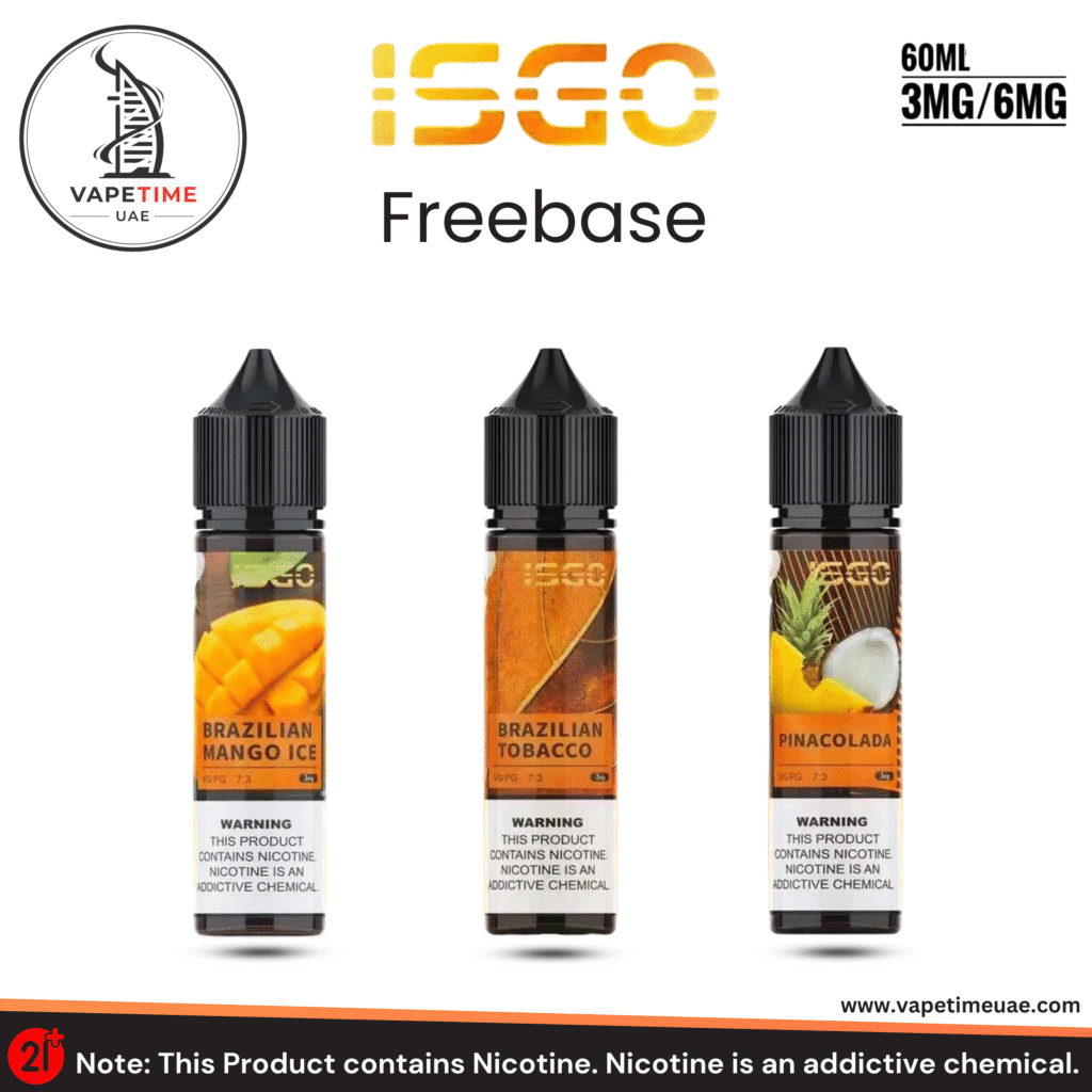 Isgo 3mg & 6mg 60ml E-Liquid
