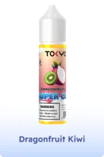 Tokyo E Liquid 60ml Super Cool Freebase Dragonfruit Kiwi