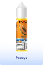 Tokyo E Liquid 60ml Super Cool Freebase Papaya