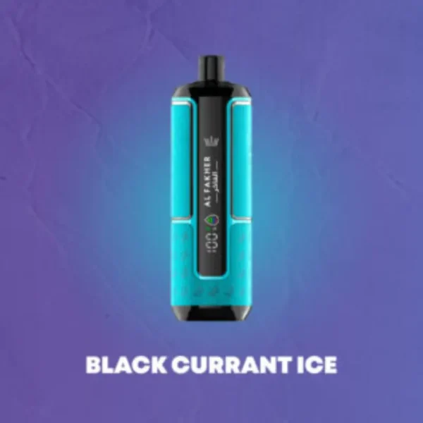 Al Fakher Hypermax 15000 Puffs Crown Bar Disposable Vape Black Currant Ice