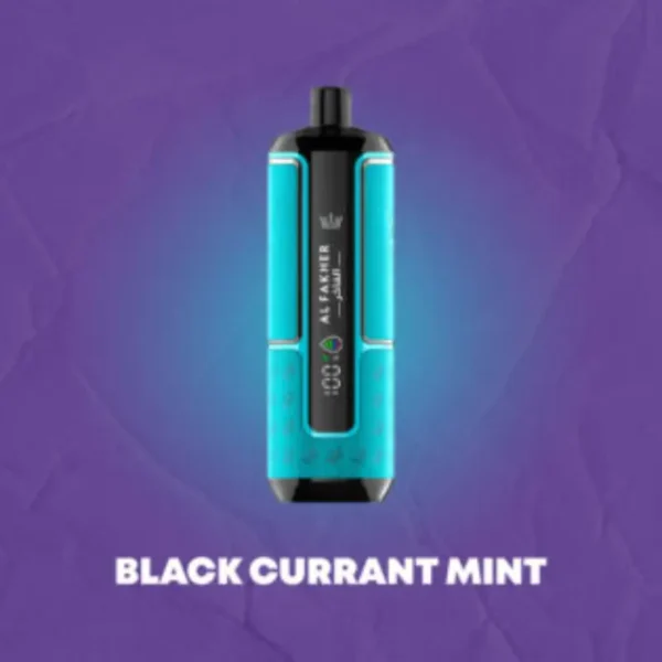 Al Fakher Hypermax 15000 Puffs Crown Bar Disposable Vape Black Currant Mint