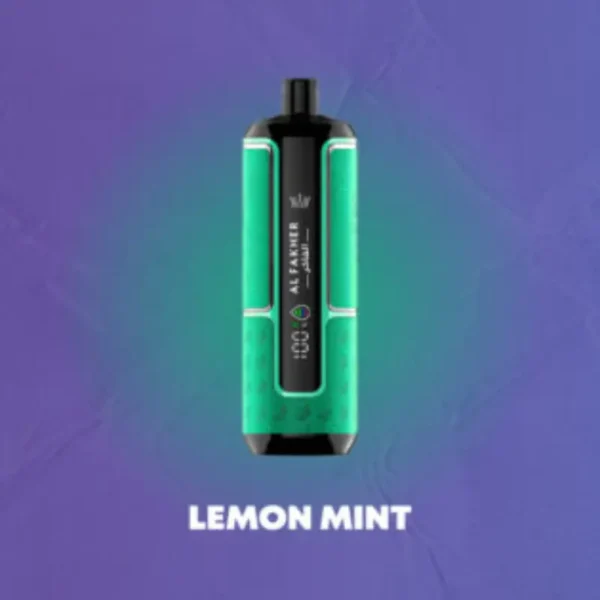 Al Fakher Hypermax 15000 Puffs Crown Bar Disposable Vape Lemon Mint
